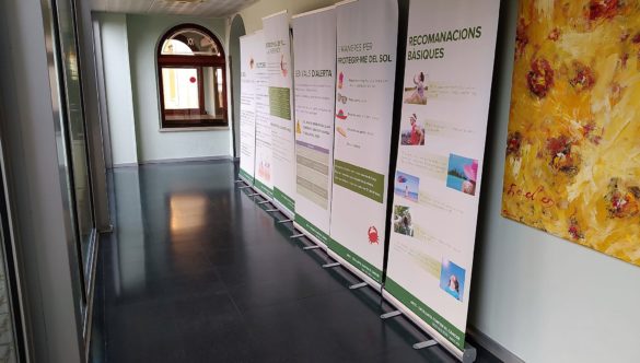 Fins al 18 de juliol, acollim l’exposició itinerant sobre la prevenció solar i el càncer de pell de l’ACC